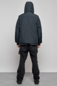 Купить Куртка - жилетка трансформер с подогревом 2 в 1 мужская зимняя темно-синего цвета 6668TS, фото 4
