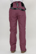 Купить Полукомбинезон брюки горнолыжные женские бордового цвета 66789Bo, фото 16