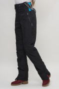 Купить Полукомбинезон брюки горнолыжные женские черного цвета 66789Ch, фото 13