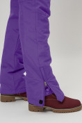 Купить Полукомбинезон брюки горнолыжные женские фиолетового цвета 66789F, фото 12