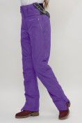 Купить Полукомбинезон брюки горнолыжные женские фиолетового цвета 66789F, фото 14