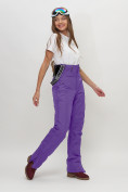 Купить Полукомбинезон брюки горнолыжные женские фиолетового цвета 66789F, фото 8