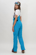 Купить Полукомбинезон брюки горнолыжные женские голубого цвета 66789Gl, фото 5