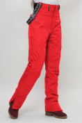 Купить Полукомбинезон брюки горнолыжные женские красного цвета 66789Kr, фото 15