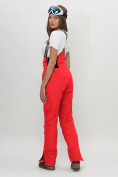 Купить Полукомбинезон брюки горнолыжные женские красного цвета 66789Kr, фото 5