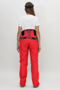 Купить Полукомбинезон брюки горнолыжные женские красного цвета 66789Kr, фото 9