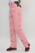 Купить Полукомбинезон брюки горнолыжные женские розового цвета 66789R, фото 14