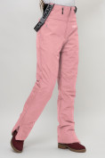 Купить Полукомбинезон брюки горнолыжные женские розового цвета 66789R, фото 15