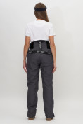 Купить Полукомбинезон брюки горнолыжные женские темно-серого цвета 66789TC, фото 9