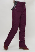 Купить Полукомбинезон брюки горнолыжные женские темно-фиолетового цвета 66789TF, фото 15