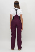 Купить Полукомбинезон брюки горнолыжные женские темно-фиолетового цвета 66789TF, фото 4