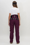 Купить Полукомбинезон брюки горнолыжные женские темно-фиолетового цвета 66789TF, фото 9