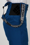 Купить Полукомбинезон брюки горнолыжные женские темно-синего цвета 66789TS, фото 11