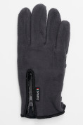 Купить Перчатки мужские на флисе серого цвета 699Sr, фото 4