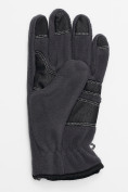 Купить Перчатки мужские на флисе серого цвета 699Sr, фото 5