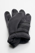 Купить Перчатки мужские на флисе серого цвета 699Sr, фото 7