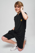 Купить Спортивный костюм летний для мальчика черного цвета 701Ch, фото 6