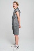 Купить Спортивный костюм летний для мальчика светло-серого цвета 701SS, фото 2