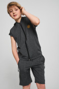 Купить Спортивный костюм летний для мальчика серого цвета 701Sr, фото 8