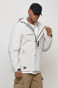 Купить Куртка молодежная мужская весенняя с капюшоном светло-серого цвета 702SS, фото 7