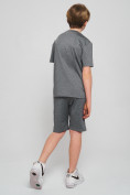 Купить Спортивный костюм летний для мальчика светло-серого цвета 704SS, фото 5