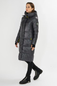 Купить Куртка зимняя темно-серого цвета 72101TC, фото 2