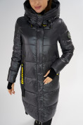 Купить Куртка зимняя темно-серого цвета 72101TC, фото 10