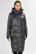 Купить Куртка зимняя темно-серого цвета 72101TC, фото 5