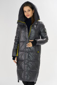 Купить Куртка зимняя темно-серого цвета 72101TC, фото 8
