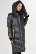 Купить Куртка зимняя темно-серого цвета 72101TC, фото 9