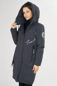 Купить Куртка зимняя темно-серого цвета 72115TC, фото 10
