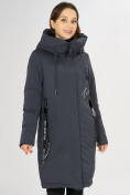 Купить Куртка зимняя темно-серого цвета 72115TC, фото 6