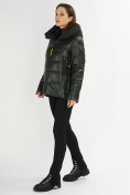 Купить Куртка зимняя big size болотного цвета 72117Bt, фото 2