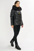 Купить Куртка зимняя big size черного цвета 72117Ch, фото 2