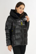 Купить Куртка зимняя big size черного цвета 72117Ch, фото 5