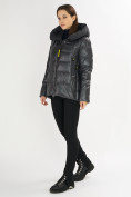 Купить Куртка зимняя big size темно-серого цвета 72117TC, фото 2