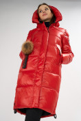 Купить Куртка зимняя красного цвета 72168Kr, фото 9