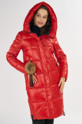 Купить Куртка зимняя красного цвета 72168Kr, фото 11