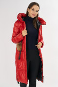 Купить Куртка зимняя красного цвета 72168Kr, фото 12