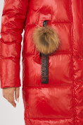 Купить Куртка зимняя красного цвета 72168Kr, фото 7