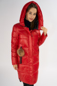 Купить Куртка зимняя красного цвета 72168Kr