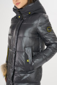 Купить Куртка зимняя темно-серого цвета 72168TC, фото 10