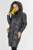 Купить Куртка зимняя темно-серого цвета 72168TC, фото 11