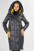 Купить Куртка зимняя темно-серого цвета 72168TC, фото 12