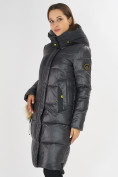 Купить Куртка зимняя темно-серого цвета 72168TC, фото 6