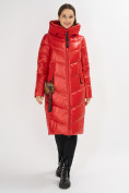 Купить Куртка зимняя красного цвета 72169Kr