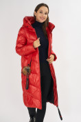 Купить Куртка зимняя красного цвета 72169Kr, фото 11