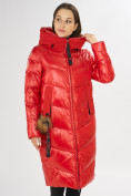 Купить Куртка зимняя красного цвета 72169Kr, фото 4
