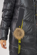 Купить Куртка зимняя темно-серого цвета 72169TC, фото 7