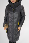 Купить Куртка зимняя темно-серого цвета 72169TC, фото 9